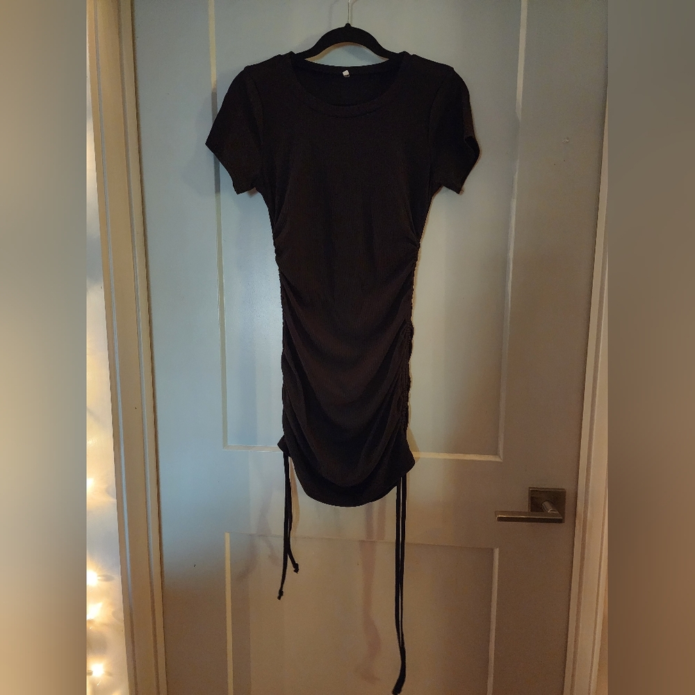 Source Unknown Black Mini Dress